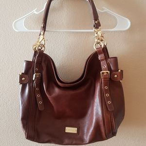BRAHMIN leather bag tote large
